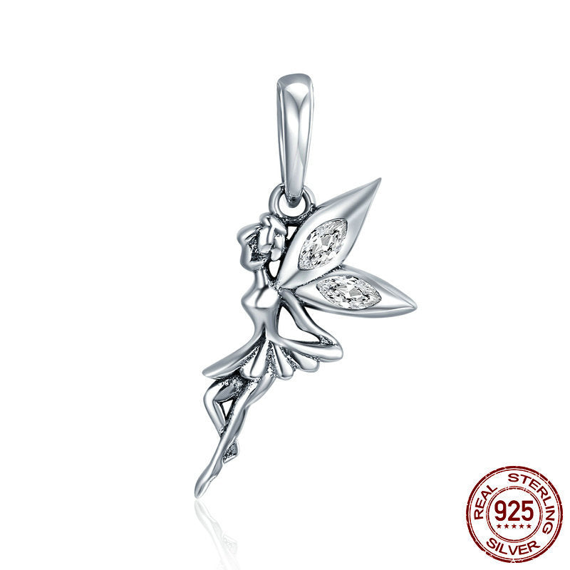 S925 Sterlingsilber Blumen-Anhänger
