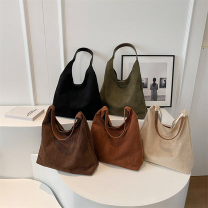 Suede Tote Bag Damen