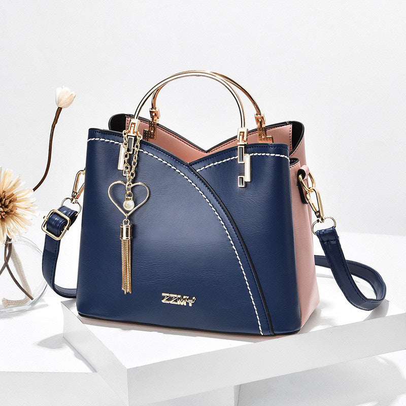Koreanische Color-Block Handtasche