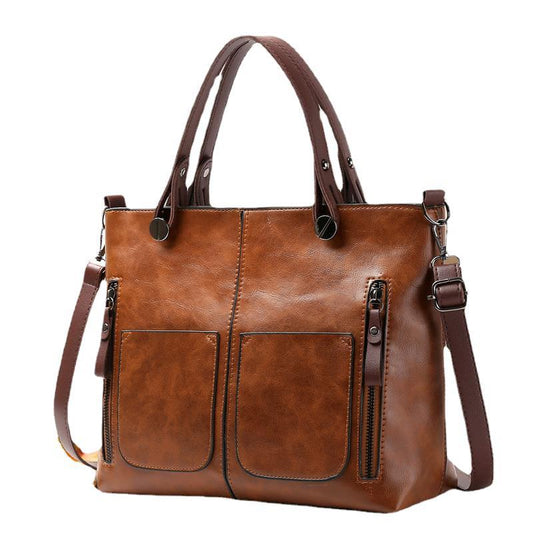 Retro Schulter- & Crossbody-Tasche