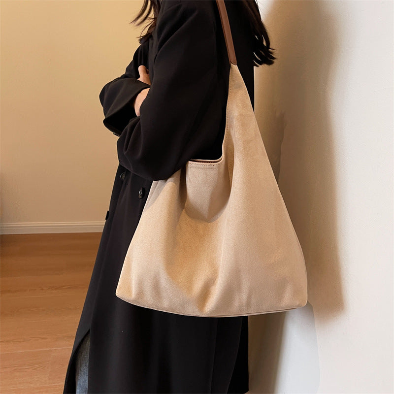 Suede Tote Bag Damen