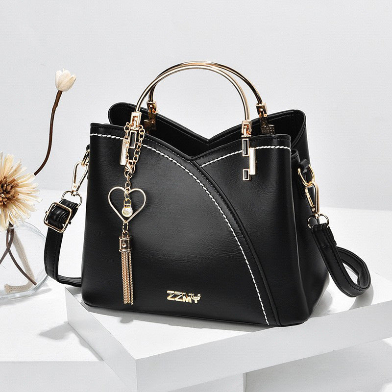 Koreanische Color-Block Handtasche