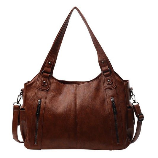 Große Crossbody- & Schultertasche mit Reißverschluss