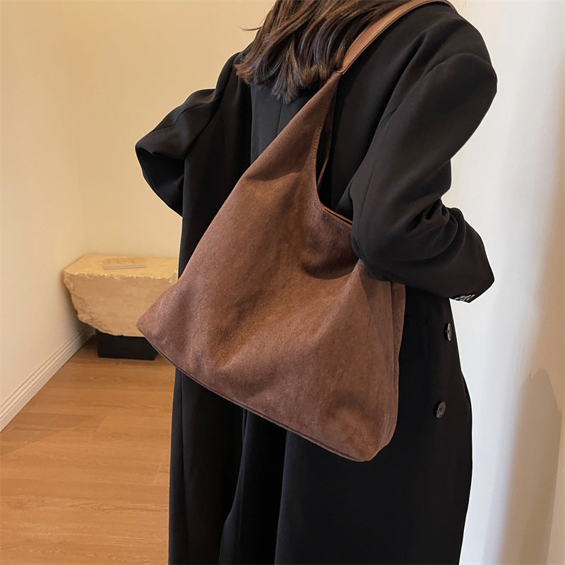 Suede Tote Bag Damen