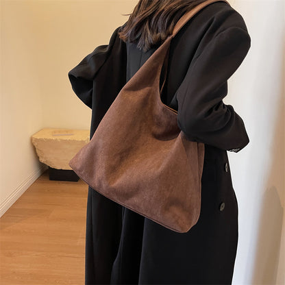 Suede Tote Bag Damen
