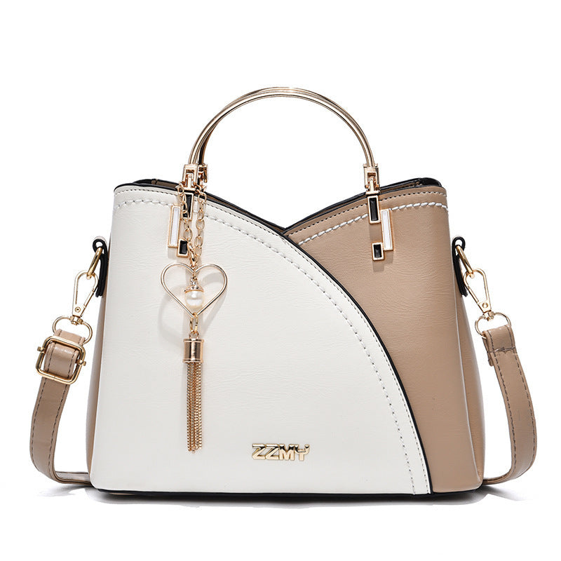 Koreanische Color-Block Handtasche