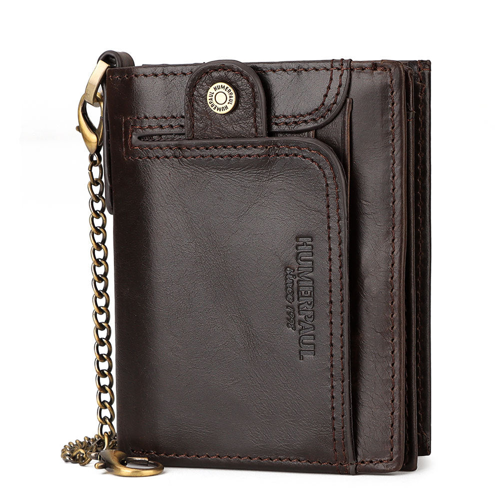 Portefeuille homme Heritage en cuir véritable