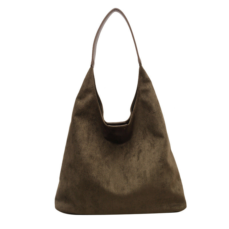 Suede Tote Bag Damen