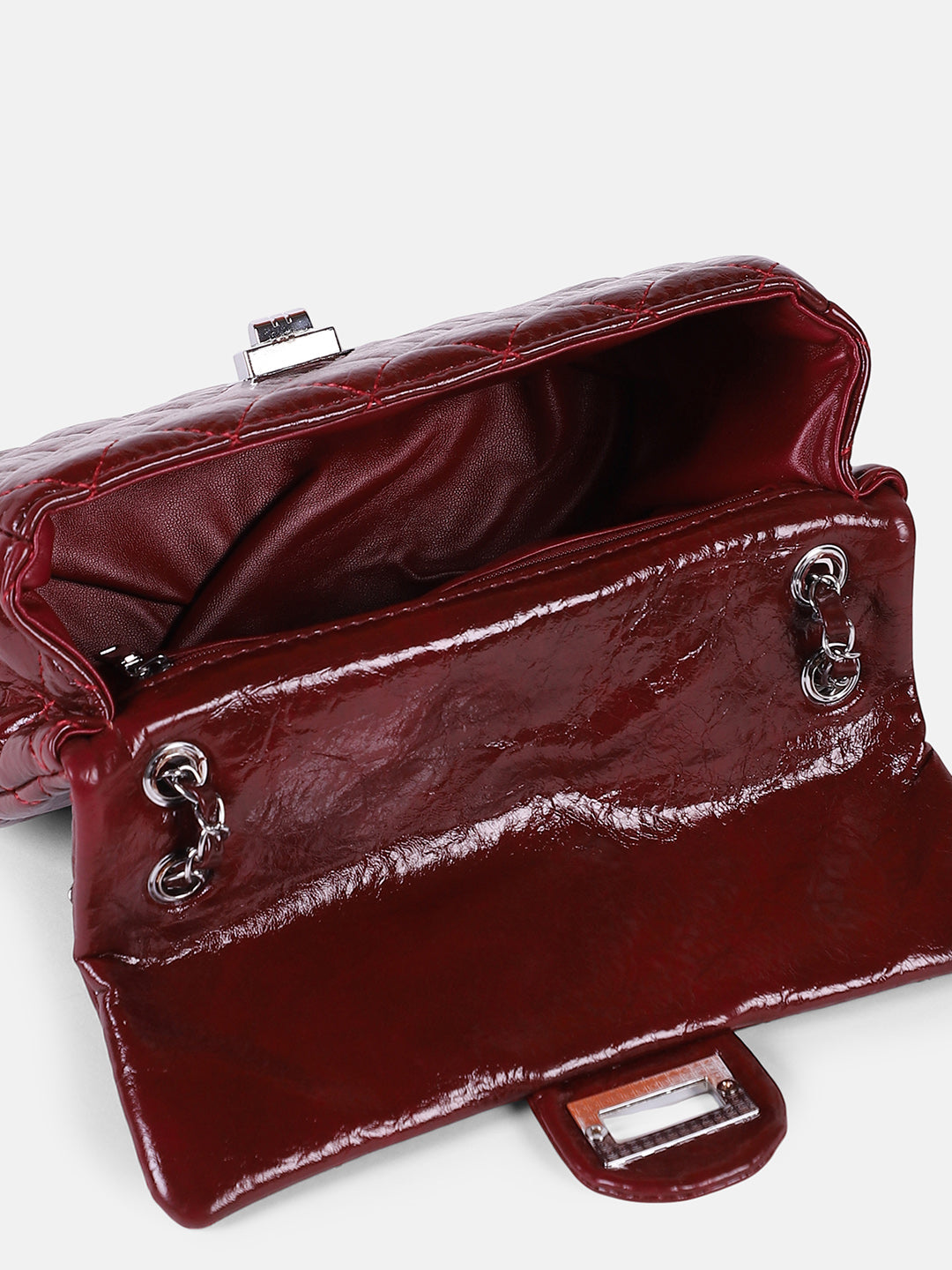 Rhombus Twist-Lock Schultertasche
